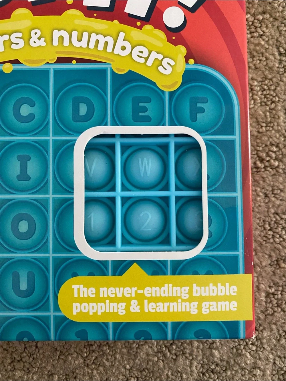 Pop It! Letters & Numbers